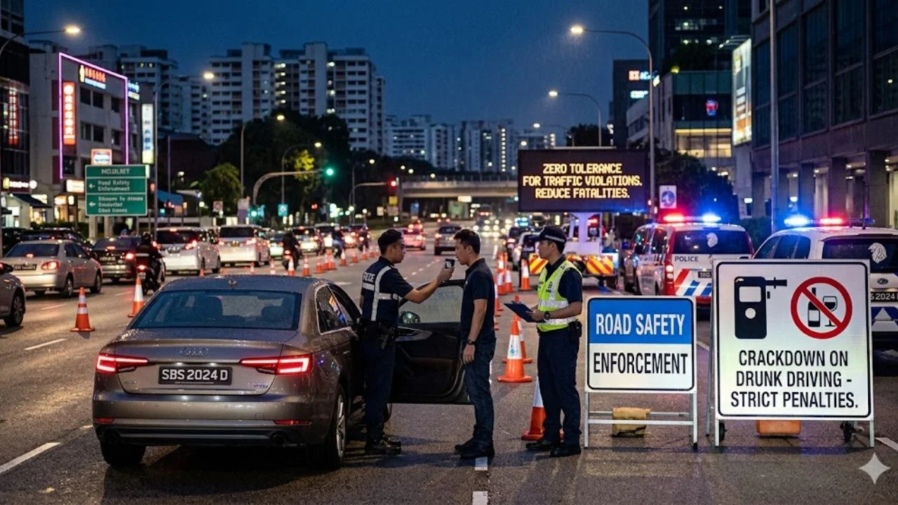 Singapore Tightens Driving Laws